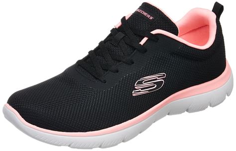 Buy Skechers-Women's Casual Shoes-SUMMITS-896219ID-BKPK-6 Black/Pink at ...