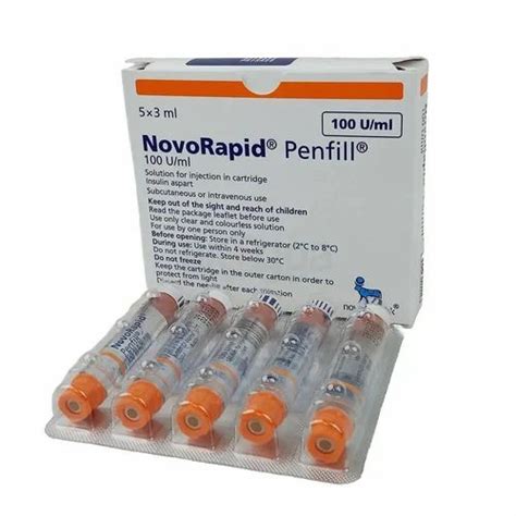 Insulin Injection - Novorapid Penfill (3ml ) Trader - Wholesaler ...