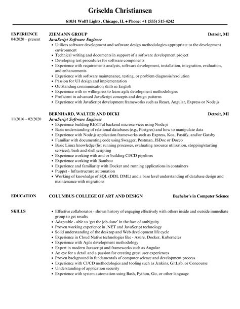 Image result for Software Engineer JavaScript