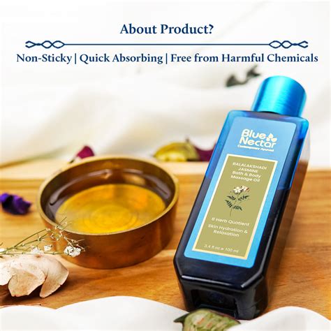 Ayurvedic Sensuous Bath & Body Massage oil – Blue Nectar