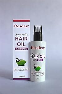 Buy Rosden Ayurvedic Hair Oil For Men And Women | Reduces Hair Fall ...
