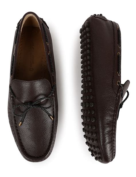 Buy Leather Plain Standard Fit Loafers at Marks & Spencer