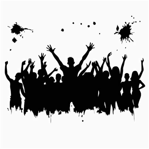 Festival crowd silhouette Images - Free Download on Freepik