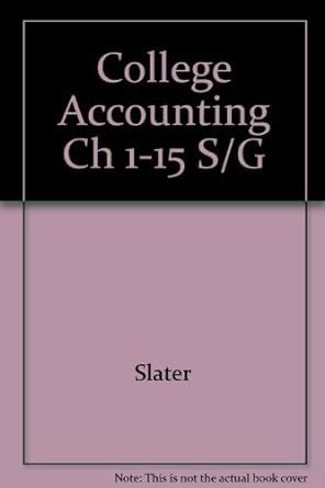 Buy College Accounting Ch 1-15 S/G Book Online at Low Prices in India ...