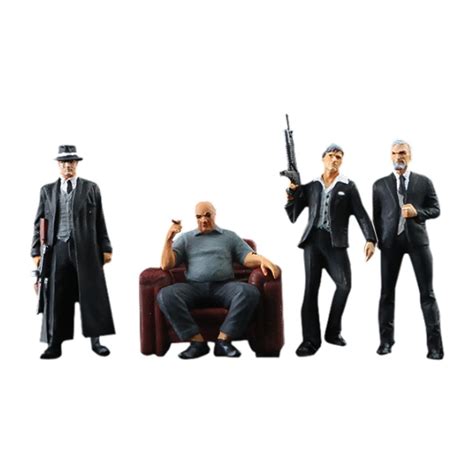 ⚡️Buy Maxbell 4 Pieces 1:64 Scale People Figures Collection Pretend ...