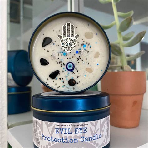 Protection evil eye soy candle – Artofit
