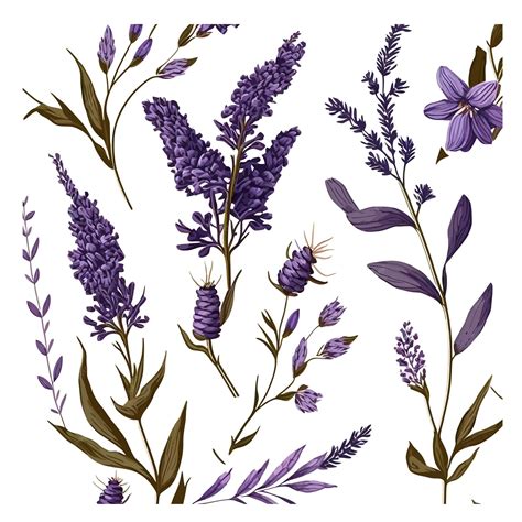 French Lavender Illustration
