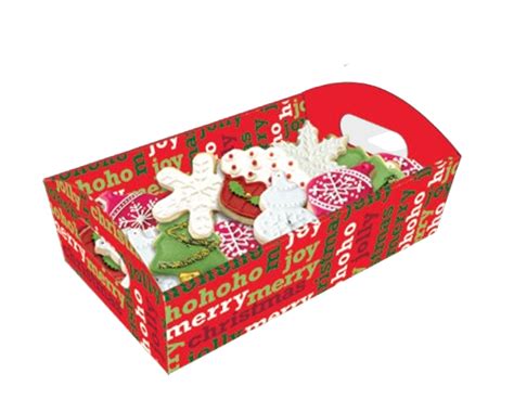 Cookie Tray With Cello Wrap - Merry Joy | Michaels