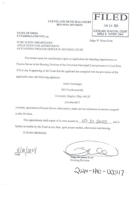 Standing Orders — Do Process Corporation