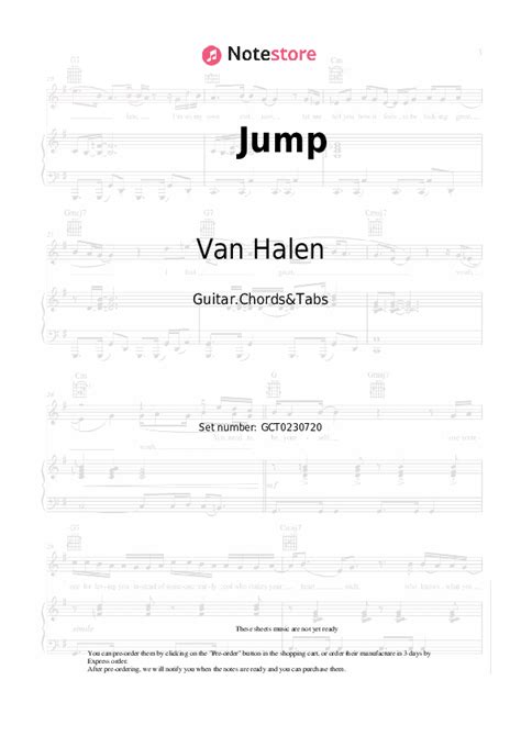 Image result for Jump Van Halen Strum Pattern Chords