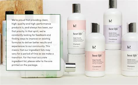 Best Life Apple Cider Vinegar Shampoo & Conditioner Set for Dandruff ...