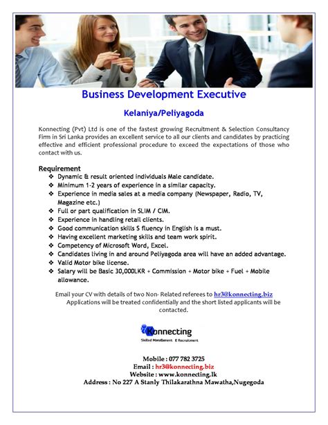 Business Development Executive 的图像结果