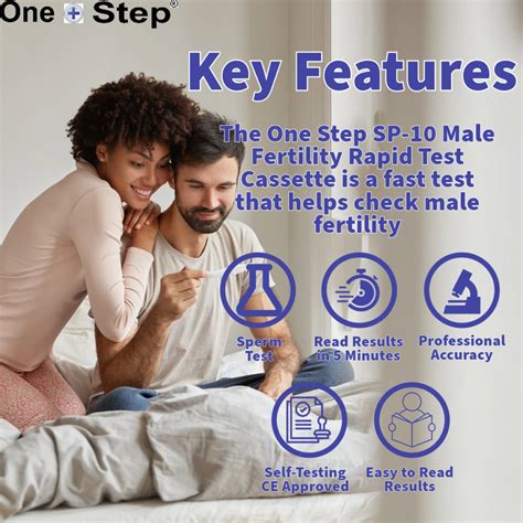 One Step: Fertility Test for Men, Indicate Normal or Low Sperm Count – 1 Test | Home Health UK
