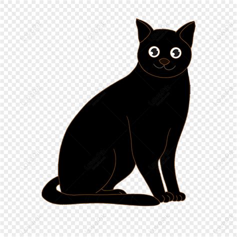 Cute Pet Black Cat Clip Art,cartoon Cute,national Black Cat ...