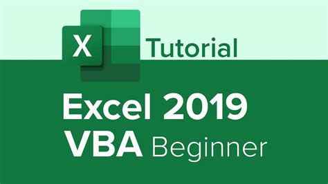 Excel VBA Basic Tutorial 2019 的图像结果