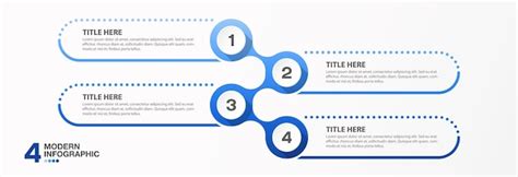 4 process infographic | Premium Vector