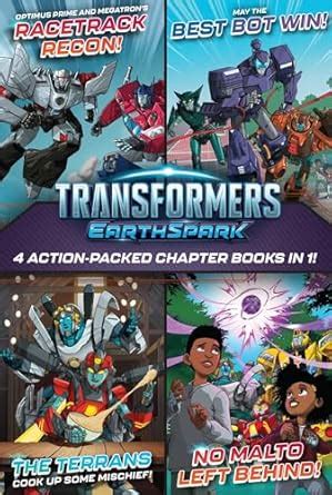 Transformers Earthspark: 4 Action-packed Chapter Books in 1!: Optimus ...