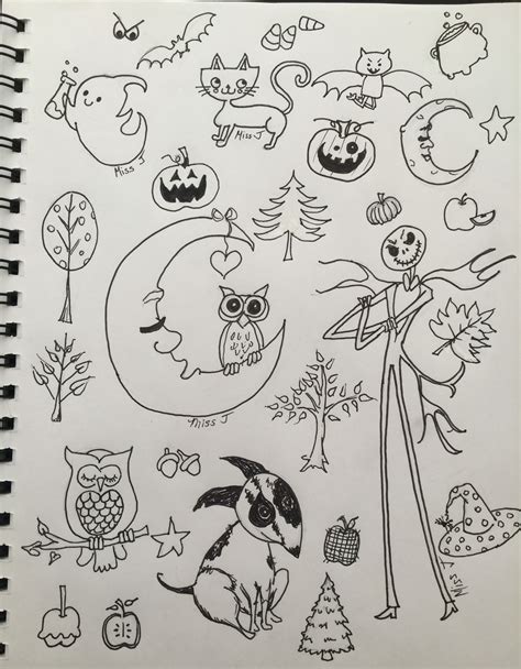 Doodle Draw Halloween at Abigail Schardt blog