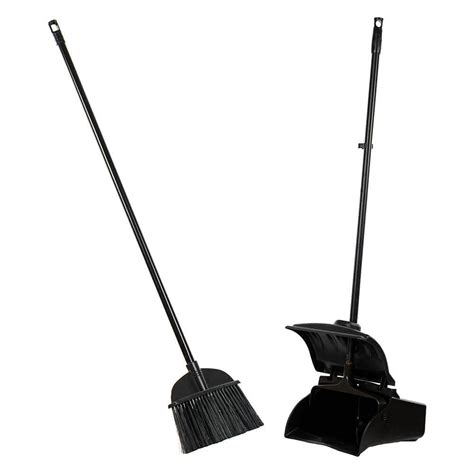 Dhwani Enterprise Dust Pan and Lobby Broom Set with Check Duster Cloth ...