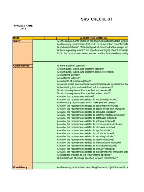 System Requirement Checklist 的图像结果