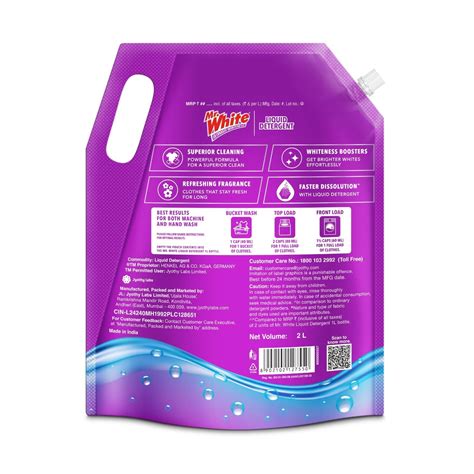 Liquid Detergent - Mr White Liquid Detergent 2L Super Saver Pack | Whi ...
