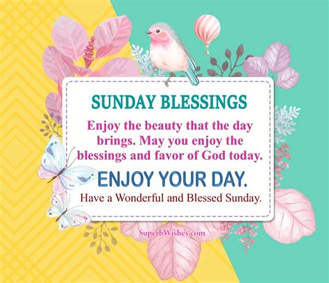 Best Sunday Blessings Quotes And Messages | SuperbWishes