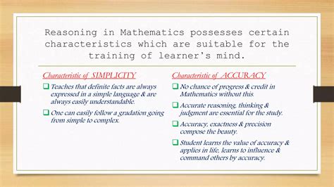 Values of Mathematics | PPTX