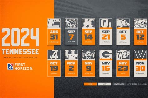 2025 University Of Tennessee Football Schedule 2025 2026 Calendar