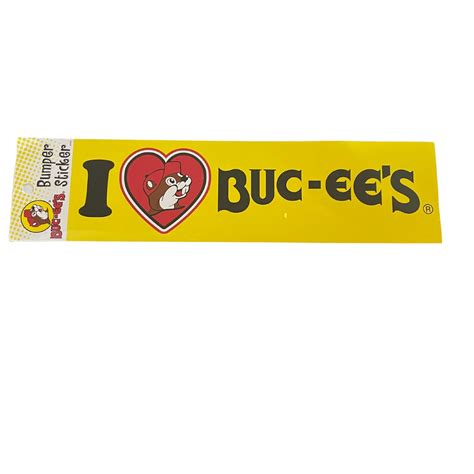 Buy BUC-ees I Love BUC-ees Bumper Sticker Online at desertcartINDIA