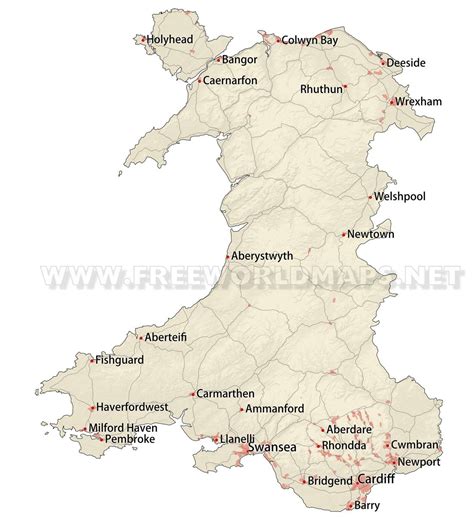 Wales Maps - by Freeworldmaps.net