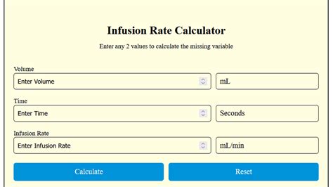 Image result for Infusion Rate Calculation
