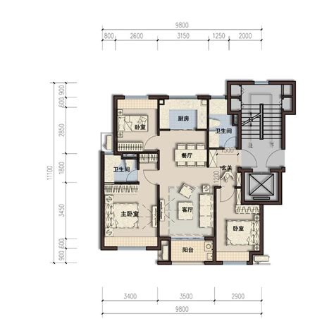 90平方米住宅户型研发设计平面图免费下载 - 建筑户型平面图 - 土木工程网