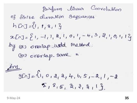 Image result for Scientific Analysis of Linear and Circular Convolution Graph