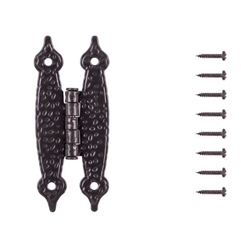 Hickory Hardware 180-Degree Flush Surface Colonial Black Cabinet Hinge ...