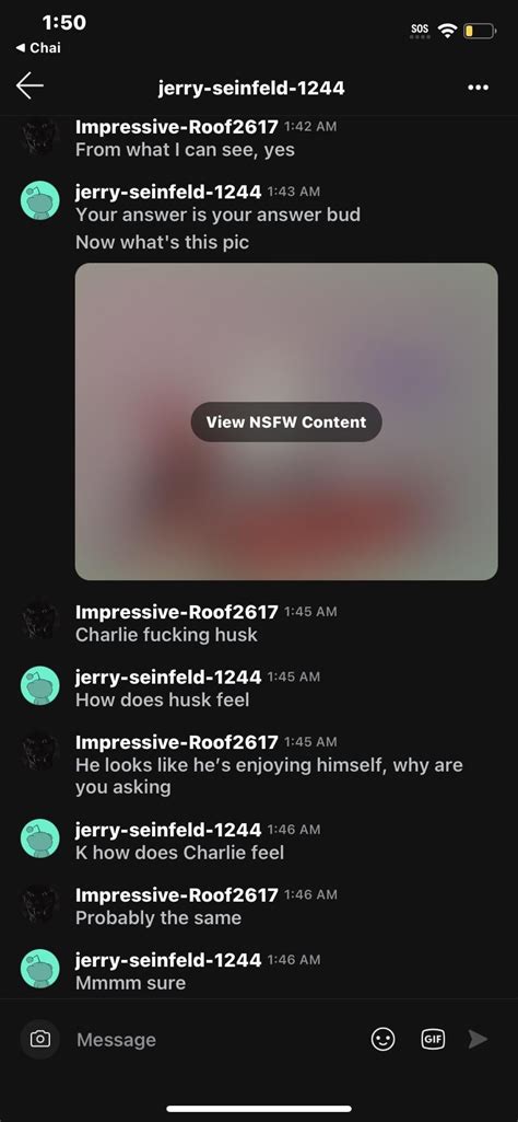 This shit is actually crazy, he just sent hazbin hotel r34 and also ...