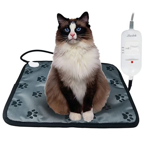 Qpets® 45 * 45cm Pet Heating Pad for Dog Cat, Dog Bed Small Size ...