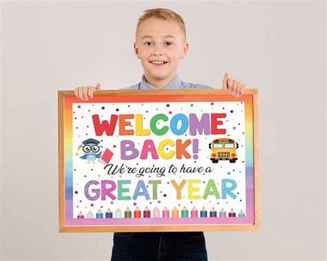 Welcome Back School Signs at John Buck blog