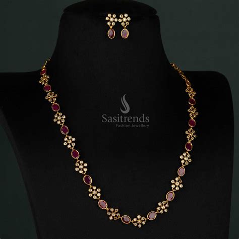 Premium Temple Short Jewellery Sets – Page 2 – Sasitrends