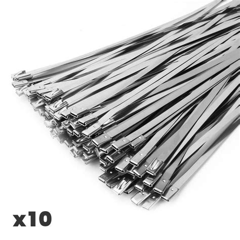Pack Of 100 300mm Stainless Steel Cable Ties 人気の贈り物が