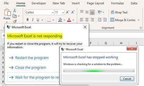 My MS Excel Is Not Working 的图像结果
