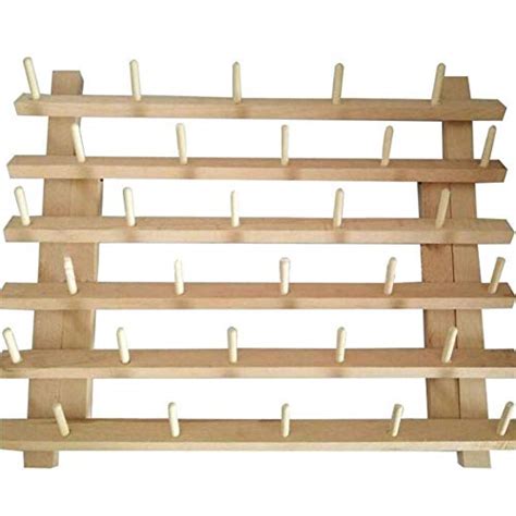 Buy Youzpin Wooden 30 Spools Folding Sewing Coil Rack, Sewing Thread ...