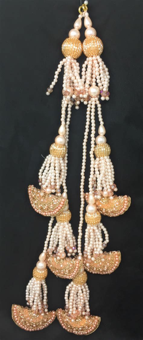 Rose Gold lehenga choli latkan design - Set of 2 | Buy Online | Inhika.com