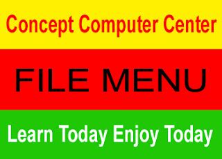 Image result for Microsoft Excel File Menu