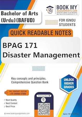 Buy 🌀 BPAG 171 Disaster Types and Mitigation Strategies: Complete Guide ...