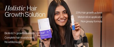 Be Bodywise Hair Growth Pack, 30 Day Pack, Biotin Hair Gummies (30 ...