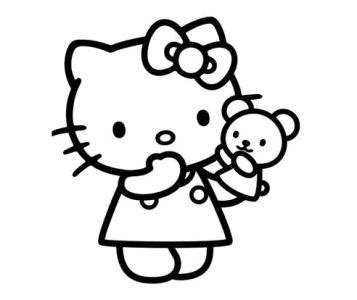 超可爱的Hello Kitty简笔画制作步骤图片教程 - 制作系手工网