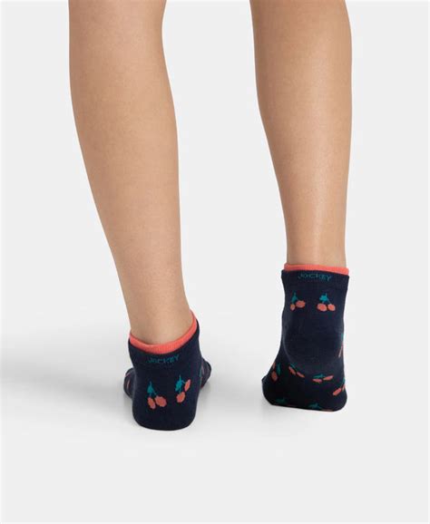 Buy Compact Cotton Stretch Low Show Socks with StayFresh Treatment ...