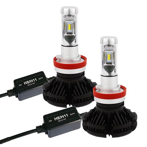 H8 H9 H11 H16JP LED Headlight Bulb 12000LM 6500K Led Fog Light All-in ...