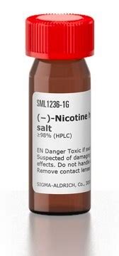 Nicotine = 98 HPLC 65-31-6