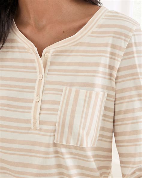 Eclipse Organic-Cotton Wide-Leg Pajamas | Garnet Hill